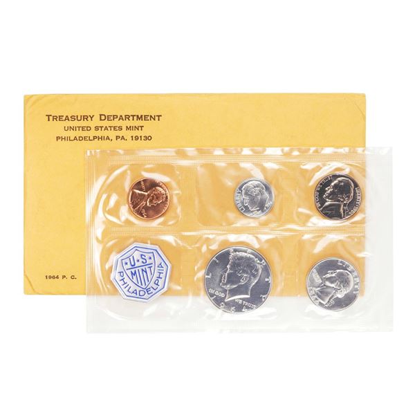 1964 (5) Coin Proof Set in Envelope