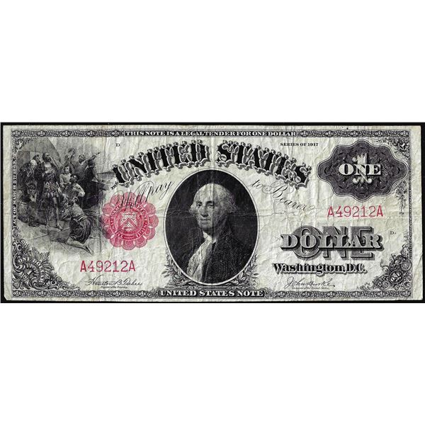 1917 $1 Legal Tender Note