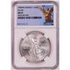 Image 1 : 1985Mo Mexico 1 Onza Libertad Silver Coin NGC MS67