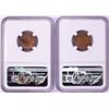 Image 2 : Lot of 1934-D & 1935-D Lincoln Wheat Cent Coins NGC MS63RB