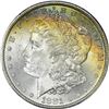 Image 3 : 1881-S $1 Morgan Silver Dollar Coin PCGS MS65 Nice Toning