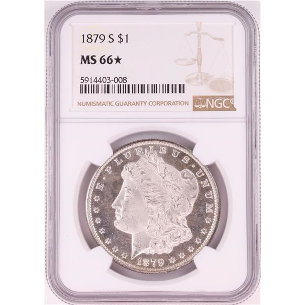 1879-S $1 Morgan Silver Dollar Coin NGC MS66* Star