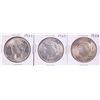 Image 1 : Lot of 1922-1924 $1 Peace Silver Dollar Coins