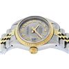 Image 8 : Rolex Ladies Two Tone Steel & Gold Slate Grey Roman Datejust Wristwatch