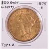 Image 1 : 1875-S $20 Liberty Head Double Eagle Gold Coin