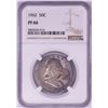 Image 1 : 1962 Proof Franklin Half Dollar Coin NGC PF66