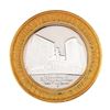Image 2 : .999 Fine Silver Four Queens Casino Las Vegas, NV $10 Limited Edition Gaming Token