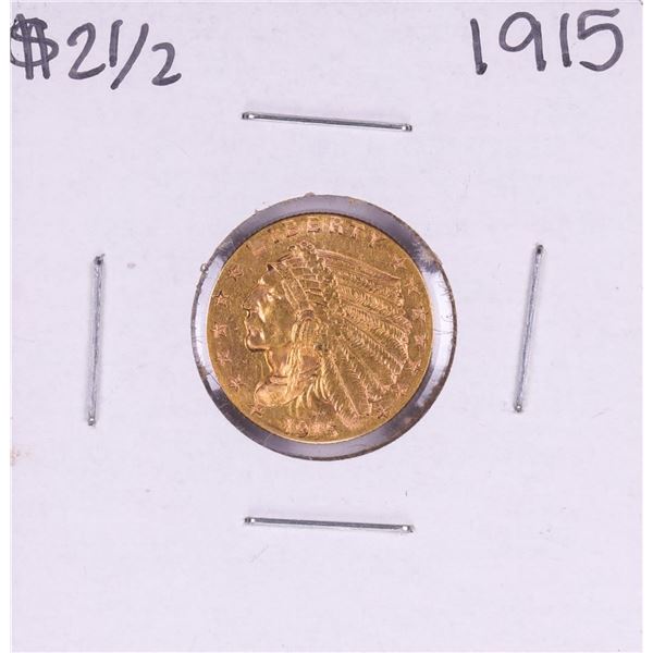 1915 $2 1/2 Indian Head Quarter Eagle Gold Coin