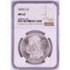 Image 1 : 1878-S $1 Morgan Silver Dollar Coin NGC MS65