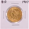 Image 1 : 1907 $10 Liberty Head Eagle Gold Coin