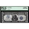 Image 1 : 1899 $5 Indian Chief Silver Certificate Note Fr.279 PCGS Very Fine 35PPQ