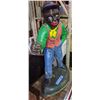 Image 3 : Black americana statue of Joco Graves also known as the lawn jockey 28” approx high weight 60-80lbs