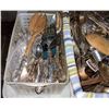 Image 2 : 2 boxes of vintage and newer silverware