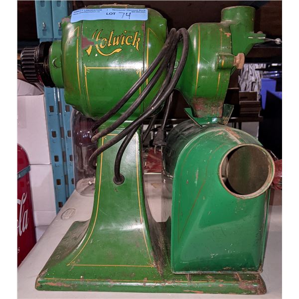 Sold at Auction: Vintage Holwick Electric Coffee Mill Grinder