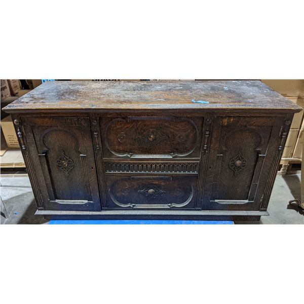 Antique sideboard from the chilling adventures  (Approx. 5ft x 23" x 32" H)