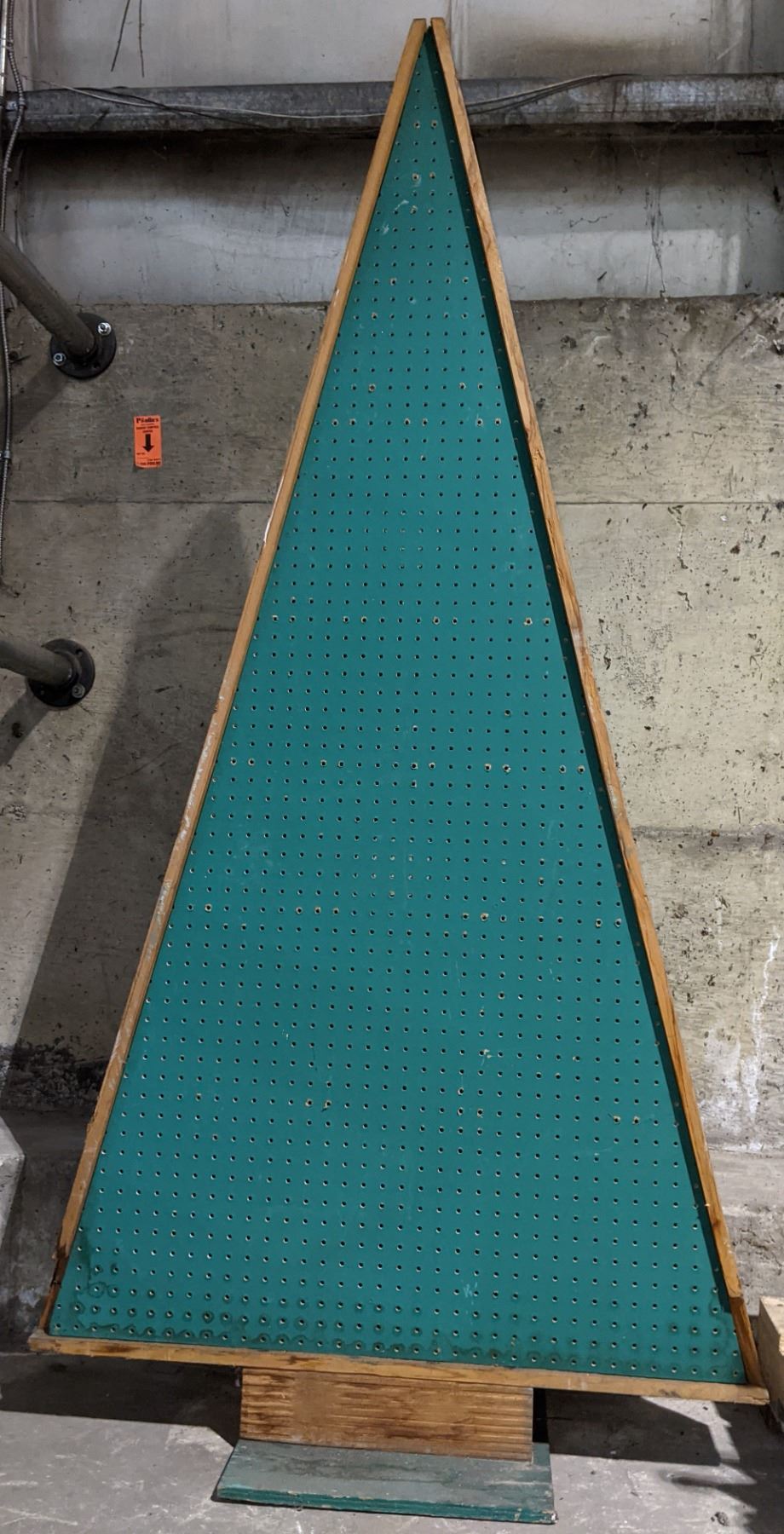 Display racks shape as Christmas trees