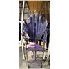 Image 1 : 2 Hell Room chairs from Chilling Adventures Season 4 - 94" H