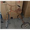 Image 1 : Vintage rusted tricycle needs some repair but tires are in good shape