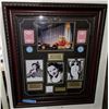 Image 1 : Bugsy Siegel shadow box with original photos and original chip and playing card from Flamingo casino