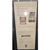 Image 2 : David Colen Rockola framed memorabilia - 39"x15"