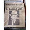Image 2 : Vintage newspapers with Al Capone news 1893 photographic record - some reproduction and some real