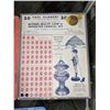 Image 2 : 2 punch cards feminine theme with prizes being box of chocolates and lamps