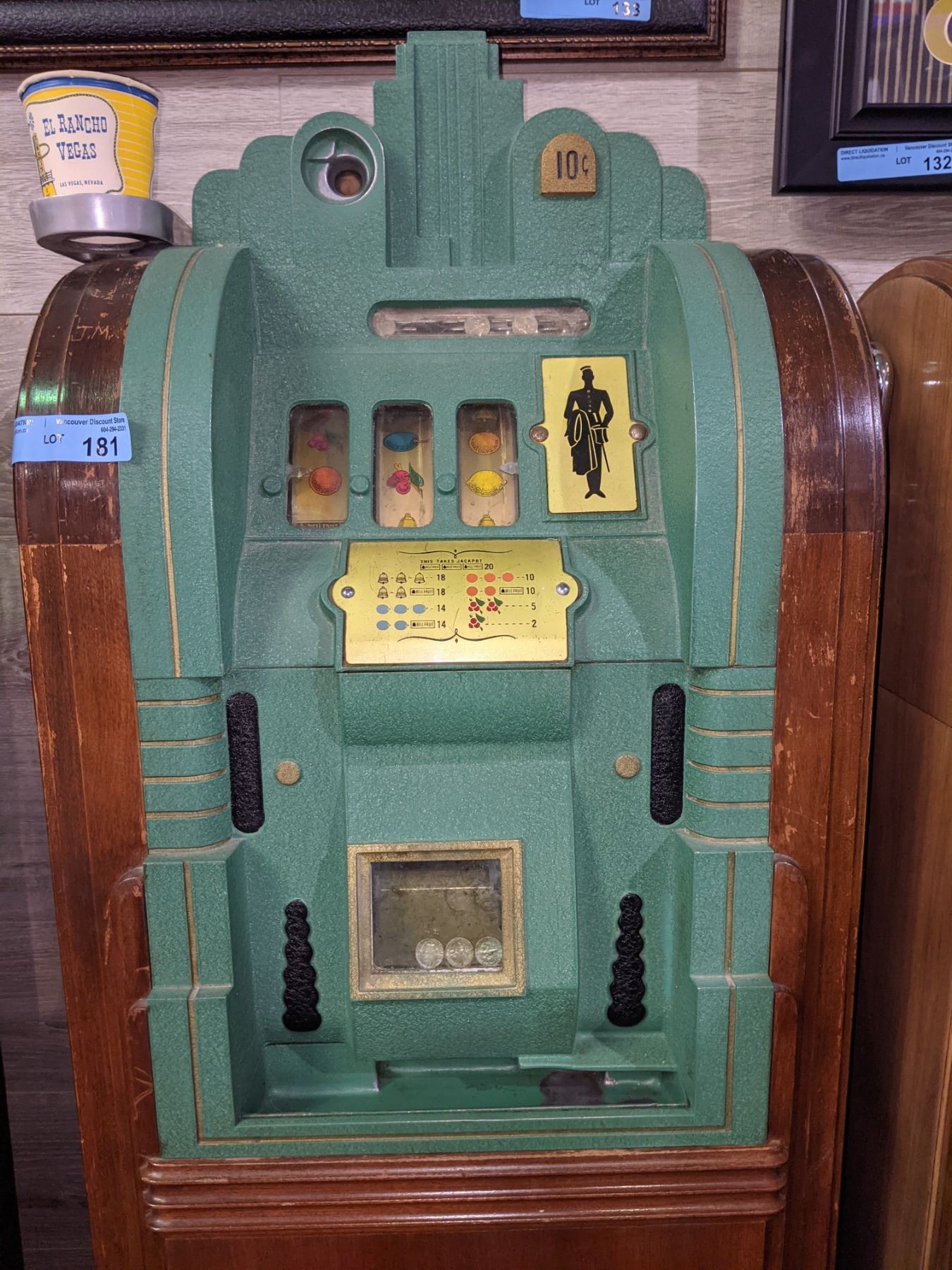 Late 30s Mills Page Boy console slot machines (Highly collectible art ...