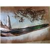 Image 3 : Moe's Metallic Airplane Wall Decor 59" x 20"