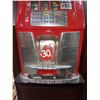 Image 2 : Mills 777 slot machine - great restored condition- complete with wooden stand