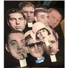 Image 1 : Gangsters' head cutouts approx 10 pieces