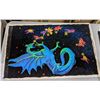 Image 1 : 1973 Fantasy Encounter Velvt Print (dragon and ferries)