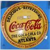 Image 1 : Collectible Coca-Cola wooden sign with city names such as Toronto, Winnipeg etc. - 17" diameter