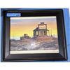 Image 1 : Coca-Cola vintage looking framed picture - 17" x 14"
