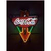 Image 2 : Collectible Coca-Cola neon sign triangular - 20" H x 16" W