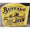 Image 2 : Double sided Buffalo porcelain flang sign approx 2ft x 2ft