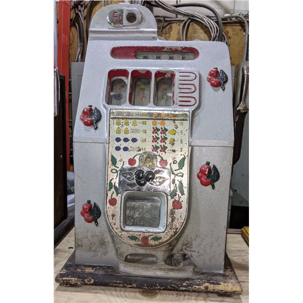 1940 pace slot machine - all original barn find working condition - 10 cents