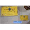 Image 2 : A large lot of vintage tins including blue ribbon baking powder, BeeHive Corn Syrub and Dill's best
