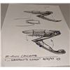 Image 2 : Stargate SG-1 Z-Gun Concept Original Drawing "Serpent's Grasp" 8/10/97