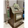 Image 2 : MILLS CAST IRON “COUNTER O. K. VENDOR” SLOT MACHINE WITH CAST IRON SIDE MINT VENDOR.