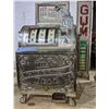 Image 1 : MILLS CAST IRON “LIBERTY BELL” SLOT MACHINE WITH CAST IRON SIDE MINT VENDOR. Concierge Collectors In