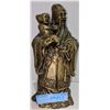 Image 1 : 1940s Brass  Asian Statue  (Approx. 13"H x 6"W)