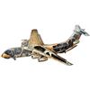 Image 1 : Moe's Airplane Metal Wall Decor - KE - 1001-37 - 49" X 121"W
