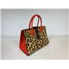 Image 2 : LARGE STRUCTURED LEOPARD PRINT TOTE BAG