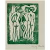 Image 1 : August Macke German Expressionist Woodcut on Paper