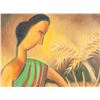 Image 3 : M. F Husain Indian Oil on Canvas Galerie Mathias