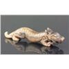 Image 3 : Chinese Archaistic Hardstone Carved Dragon and Man