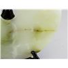 Image 4 : Chinese Large Green Jade Carved Bi Disk