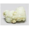 Image 2 : Chinese Hetian Jade Carved Lion