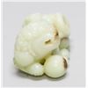 Image 3 : Chinese Hetian Jade Carved Lion