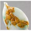 Image 3 : Burma Green and Russet Jadeite Gourd Form Pendant